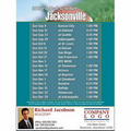 Jacksonville Football Schedule Postcards - Jumbo (8-1/2" x 5-1/2")